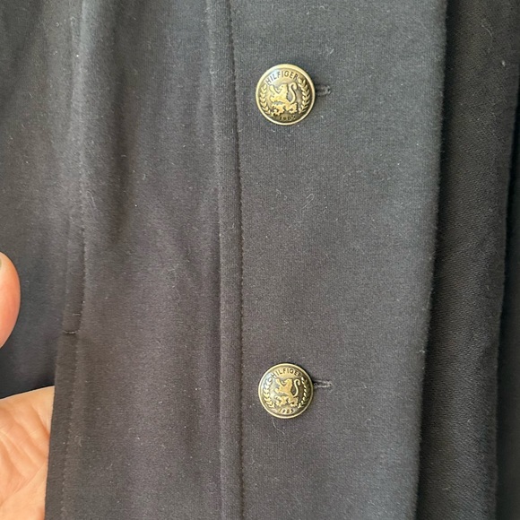 Tommy Hilfiger Black Double-Breasted Women's Jacket - Picture 6 of 9